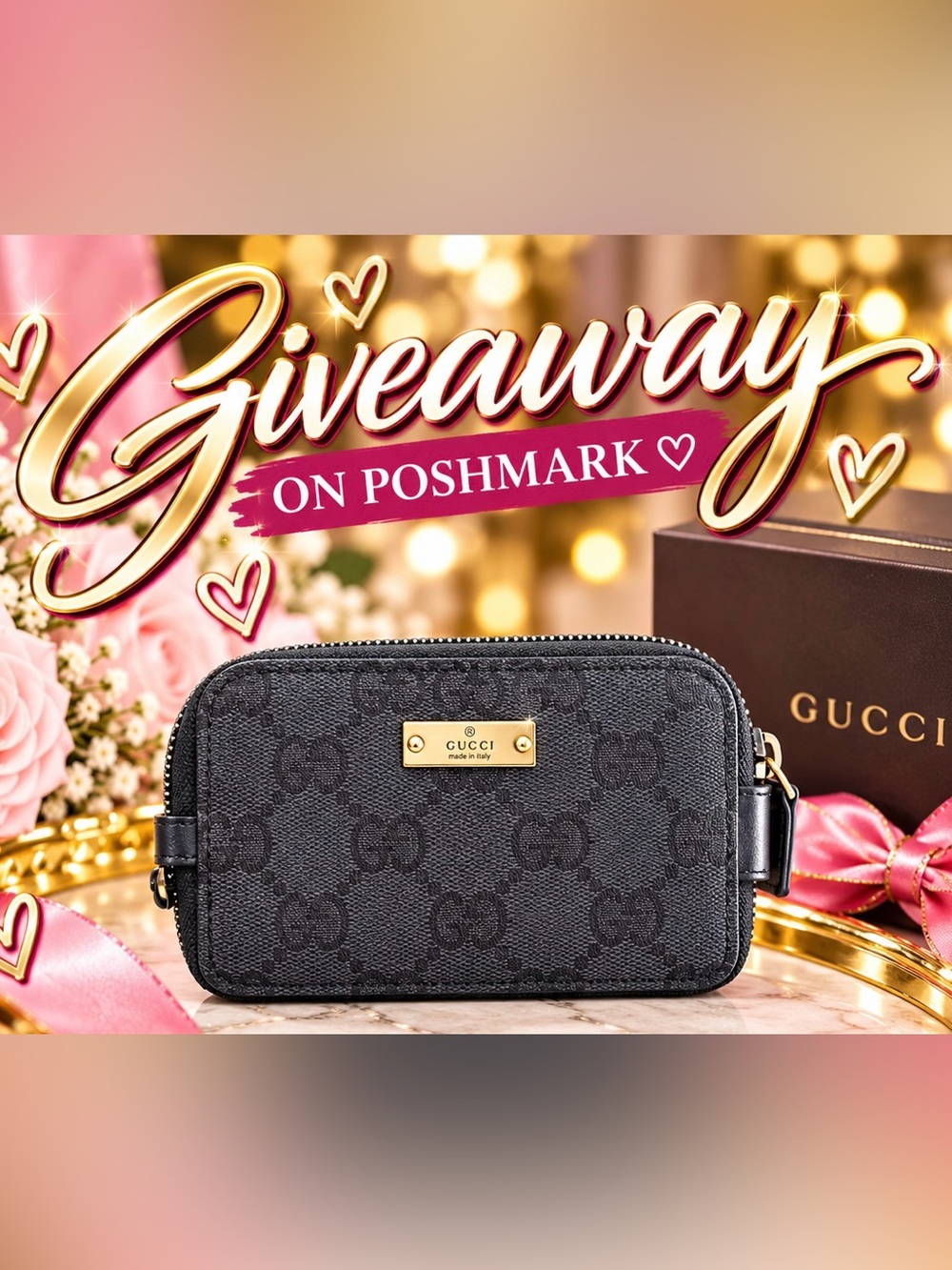 FREE GUCCI ZIP COIN POUCH GIVEAWAY FOLLOW IG @thebagriculture